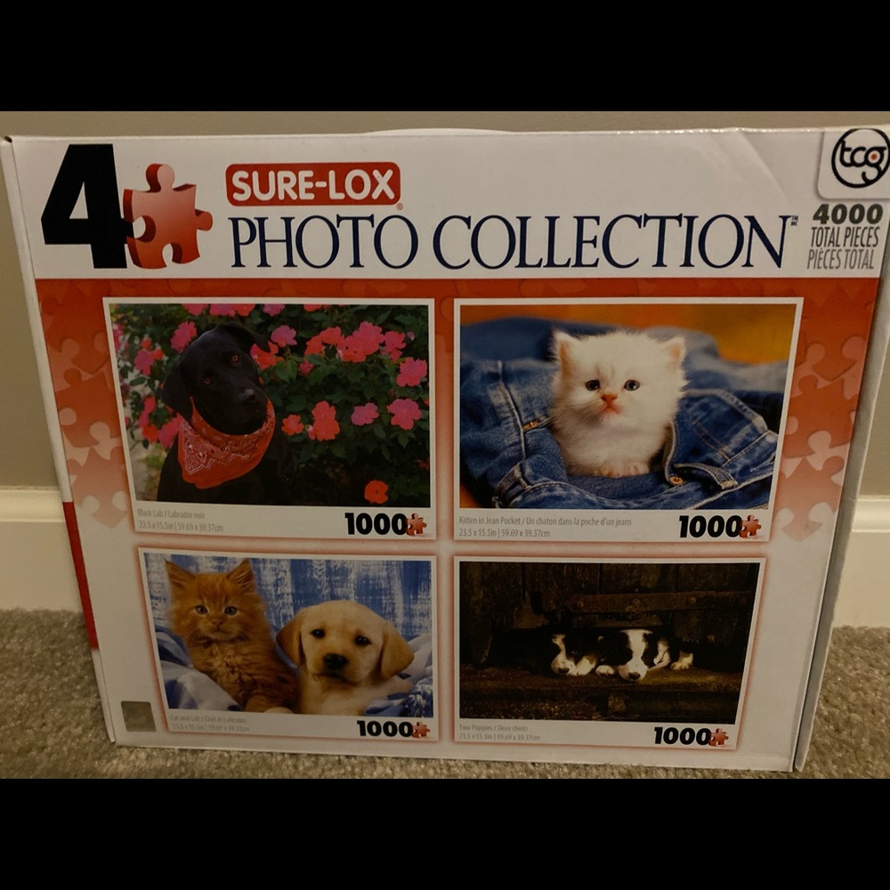 Sure-Lox Photo Collection Cat and Dog Puzzles